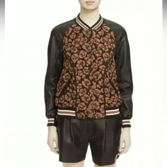 NEW Coach Bomber Wild Beast Shrunken XS - Picture 3 of 6